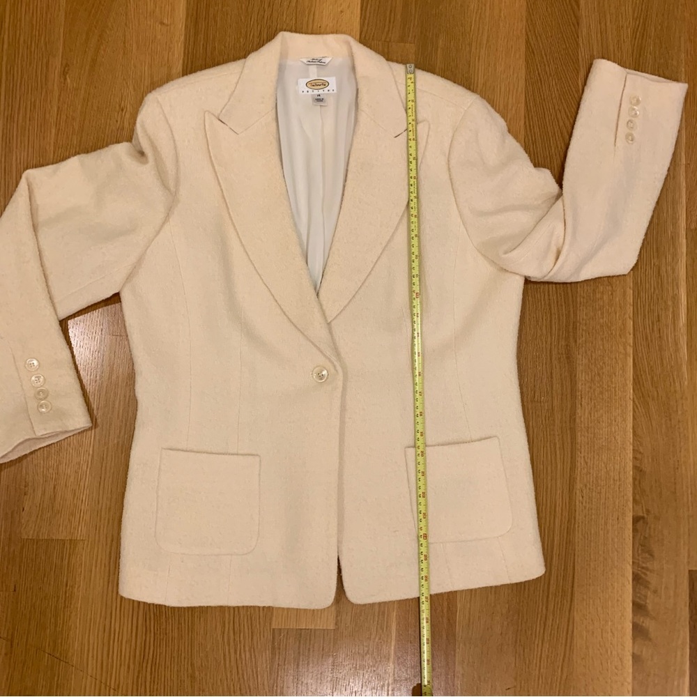 Talbots new blazer - off white - size 12 - Picture 8 of 11